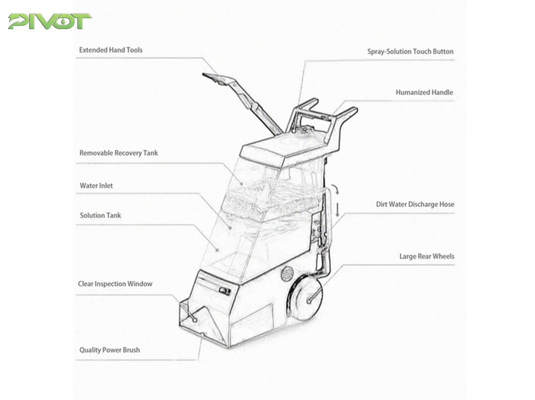 Box Carpet Extractor Z15 Carpet Cleaner Pivot